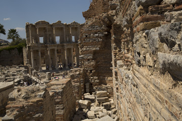 Obraz premium .Selcuk, Izmir - Turkey. 11 August 2018. ancient city of efes