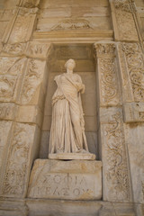 Celsus Library. Selcuk Ephesus, Izmir - Turkey