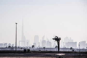 Dubai skyline Emirates