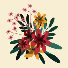 flower vector illustration 