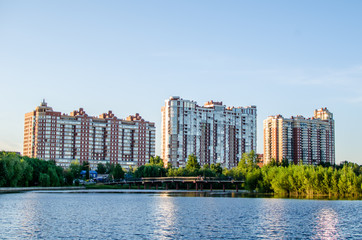 views of the city of Surgut in Russia