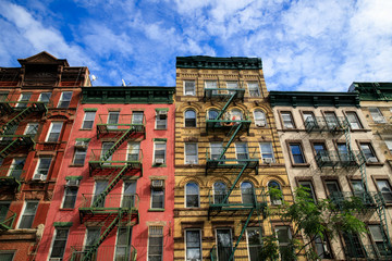 Façade de building, Manhattan, New York, USA