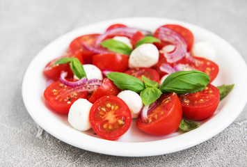 Italian caprese salad