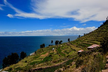 Fototapeta na wymiar Peru Lake Titicaca