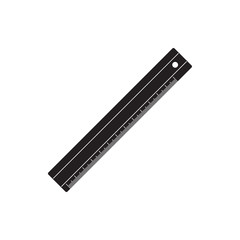 Monochrome vector ruler