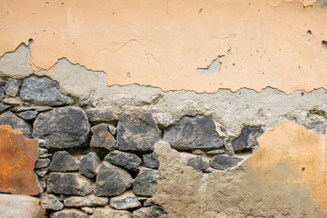 Broken plastering