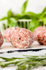 Fresh Beef and Pork Meatballs