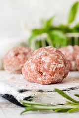 Fresh Beef and Pork Meatballs