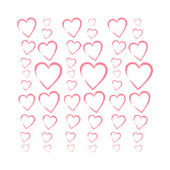 Pink heart background