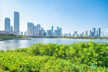 Shenzhen Nanshan District Houhai CBD Skyline