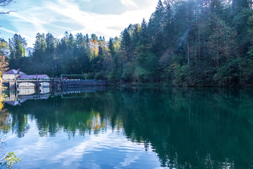 Fototapeta premium Stausee beim Steyrdurchbruch 