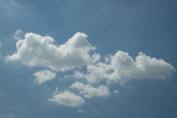 clear blue sky and clouds background