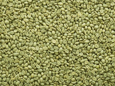 Green coffee beans