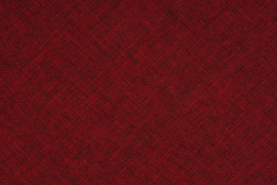 Red cloth background.