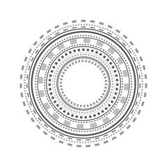 Technical drawing.Abstract circle . Technologies of the future.