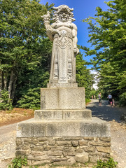 Fototapeta premium Statue of god Radegast