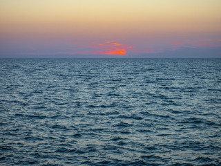 Fototapeta premium sunset on the sea