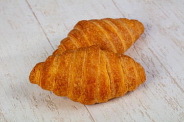 Delicious french croissant