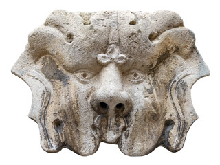 lion head relief