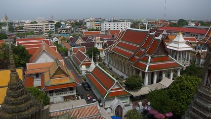 Wat Arun is a Buddhist temple in Bangkok Yai district of Bangkok, Thailand, on the Thonburi west...