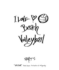 스포츠 포스터 / 손으로 그린 스포츠 그림