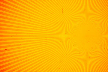 Bright orange and yellow rays background,Vector