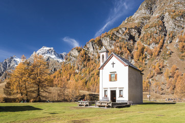 Devero Lake in Alpe Devero natural park in the Lepontine Alps, Verbania (Italy)