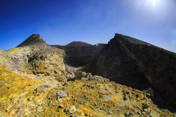 Cima dell' Etna - Paesaggio sul cratere 