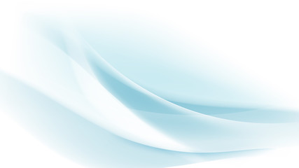 Abstract blue wavy with blurred light curved lines background - obrazy, fototapety, plakaty