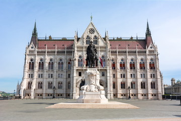Obraz premium Hungarian Parliament Building, Budapest, Hungary
