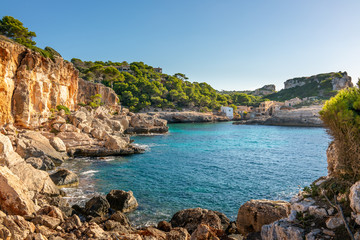Coastline Cala S'Almonia, Mallorca, Spain
