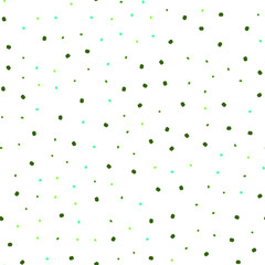Light Green vector seamless template with circles.