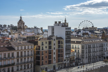 Obraz premium Charming narrow historic streets of white village Frigiliana in Malaga province,Andalusia,Spain