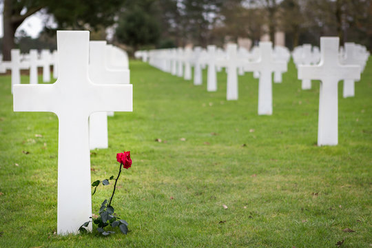 Normandy American Cemetery Omaha Beach northern France