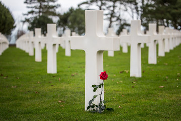 Normandy American Cemetery Omaha Beach northern France