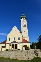 Katholische Marienkirche im Staatsbad Brückenau Bayern 