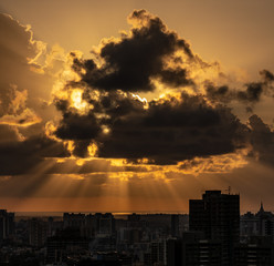 Mumbai Sunset Colour