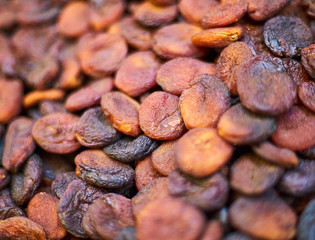 dried apricots background