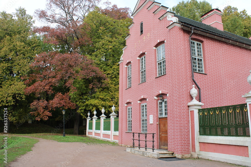 Wall mural house