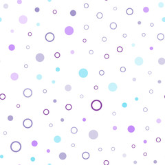 Light Pink, Blue vector seamless backdrop with dots.