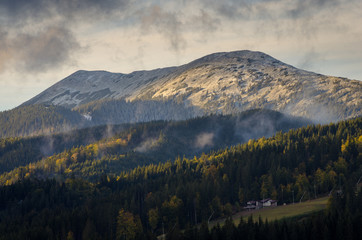 panoramic view of the mountains