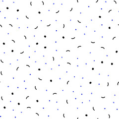 Light Pink, Blue vector seamless backdrop with dots and lines.