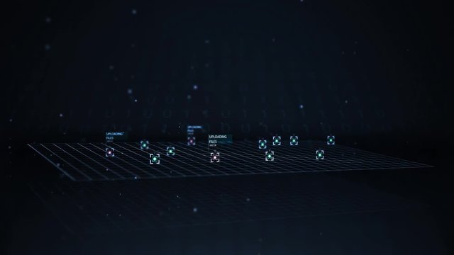 Uploading corporate files to the digital cloud