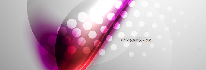 Smooth flowing wave motion concept background