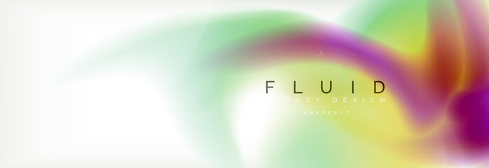 Background abstract holographic fluid colors wave design