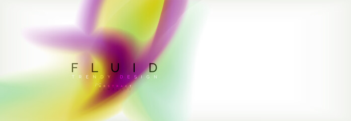 Background abstract holographic fluid colors wave design