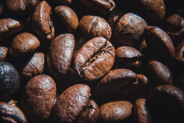 Roasted coffee beans
