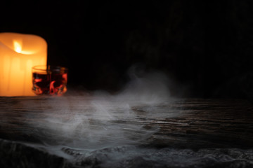 halloween horror spooky background copy space for text 