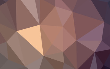 Dark Pink vector polygonal template.