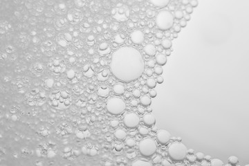 white foam texture abstract background closeup
